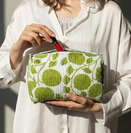 GREEN BLOOM Toilettas (set van 3)