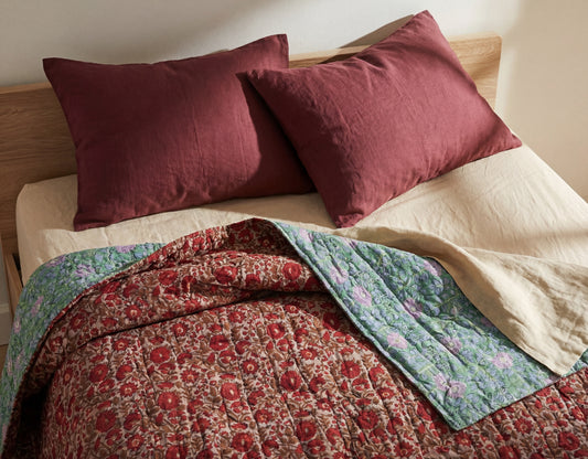 FLOWER DUO | Quilted quilt 260 x 225cm