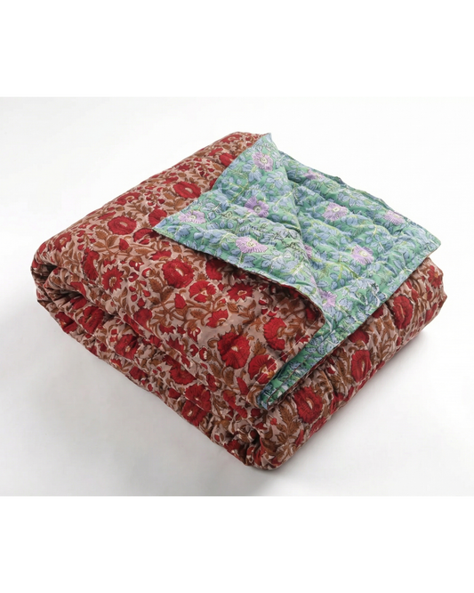 FLOWER DUO | Quilted quilt 260 x 225cm